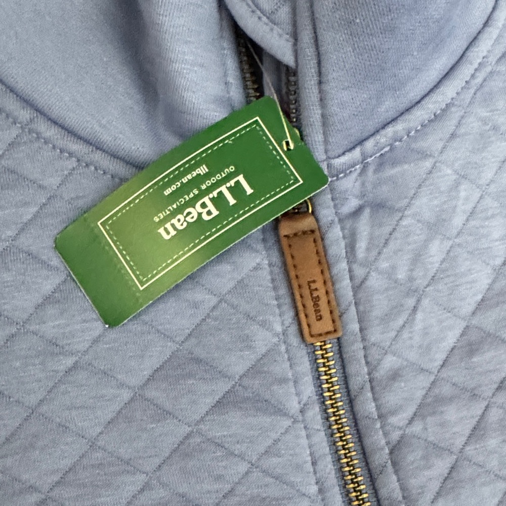 L.L. Bean Light Blue Knit Top - Picture 3 of 8